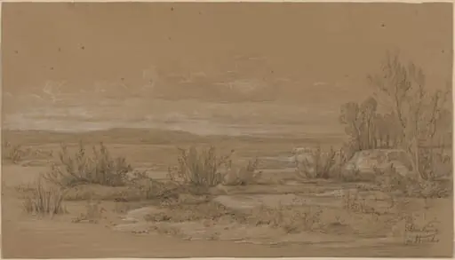Landscape near Vourlis, by Antoine Jean Duclaux