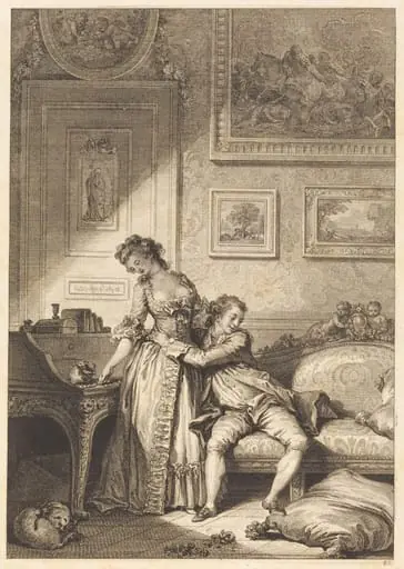 A femme avare galant escroc, by Antoine-Jean Duclos