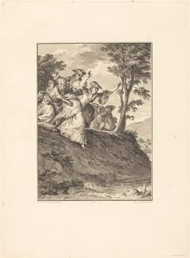 Elle s'élance après lui, by Antoine-Jean Duclos