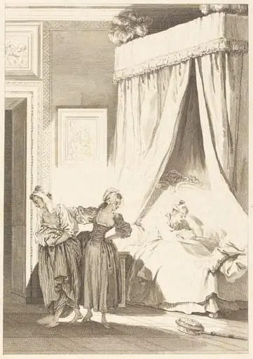 La gageure des trois commeres: La servante, by Antoine-Jean Duclos