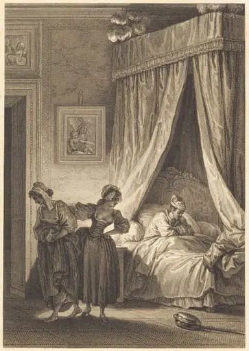 La gageure des trois commeres: La servante, by Antoine-Jean Duclos