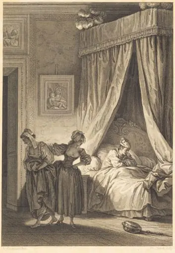 La gageure des trois commeres: La servante, by Antoine-Jean Duclos