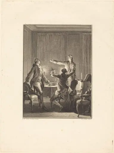 La provocation, by Antoine-Jean Duclos