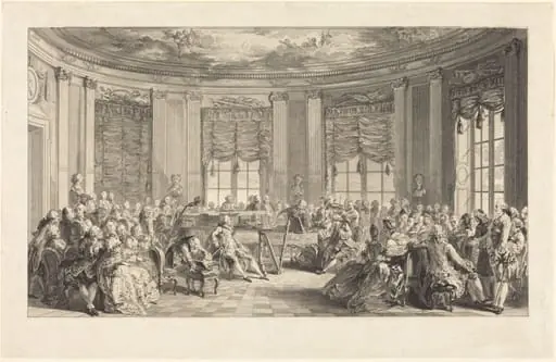 Le concert, by Antoine-Jean Duclos