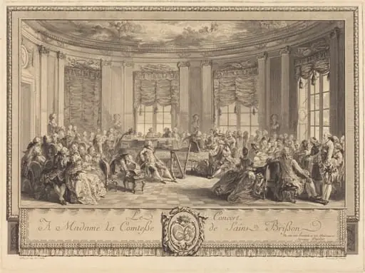 Le concert, by Antoine-Jean Duclos