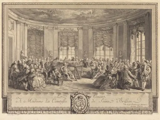 Le concert, by Antoine-Jean Duclos