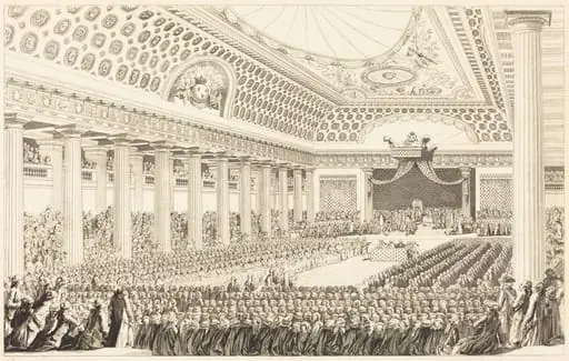 Ouverture des Etats-Généraux à Versailles, le 5 mars 1789, by Antoine-Jean Duclos