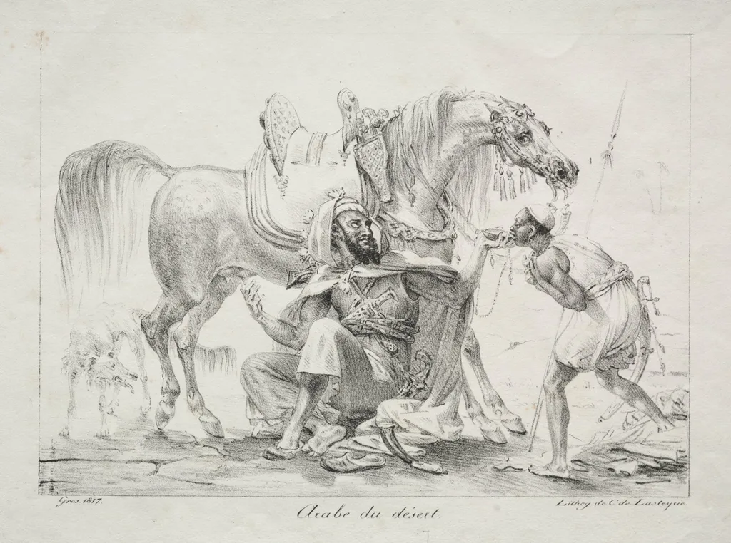 Arab of the Desert, by Antoine-Jean Gros, 1817