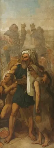 Egyptian Family (Sketch for "The Battle of the Pyramids"), by Antoine-Jean Gros