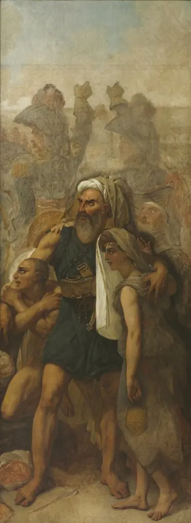 Egyptian Family (Sketch for "The Battle of the Pyramids"), by Antoine-Jean Gros
