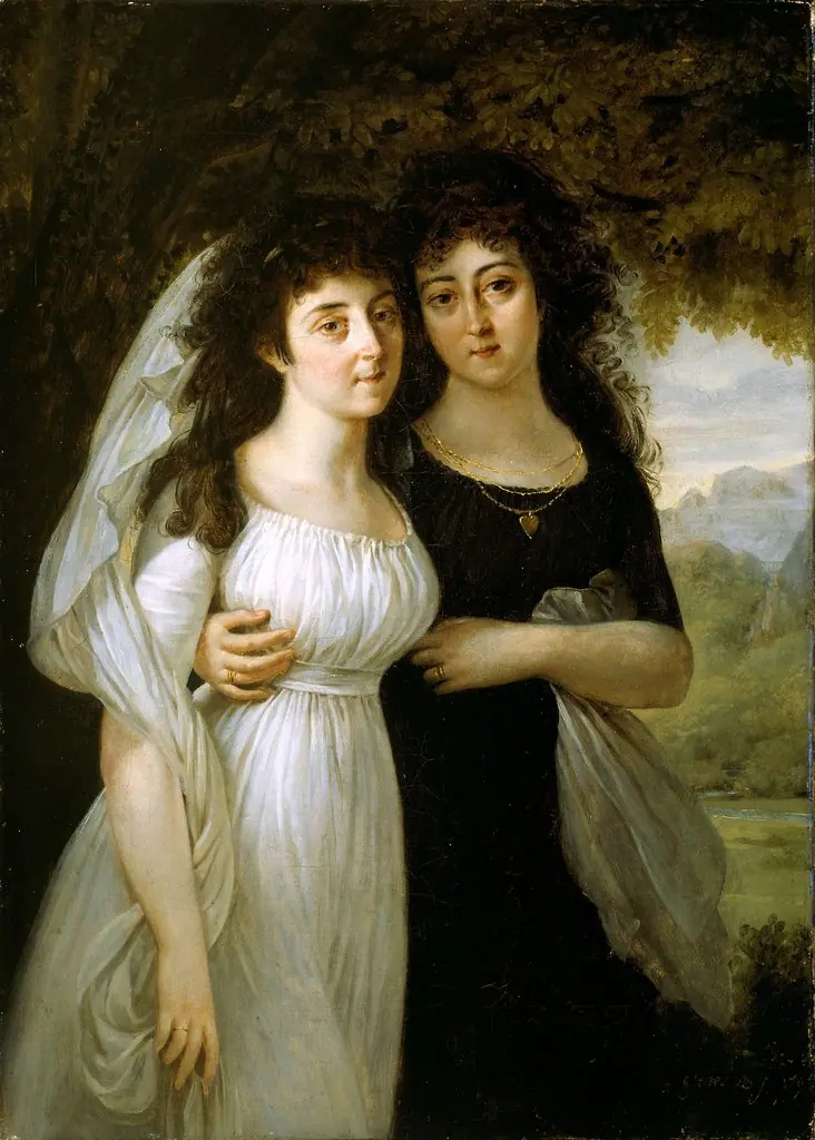 Portrait of the Maistre Sisters, by Antoine-Jean Gros