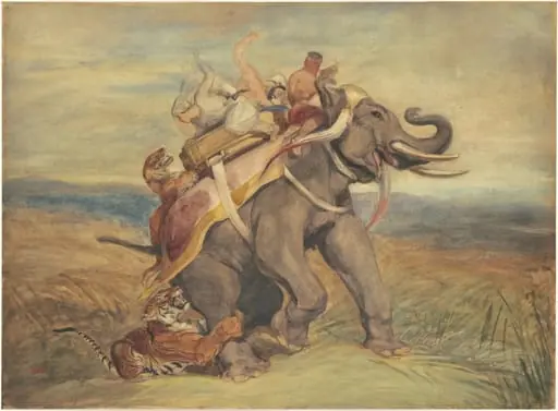 The Tiger Hunt, by Antoine-Louis Barye