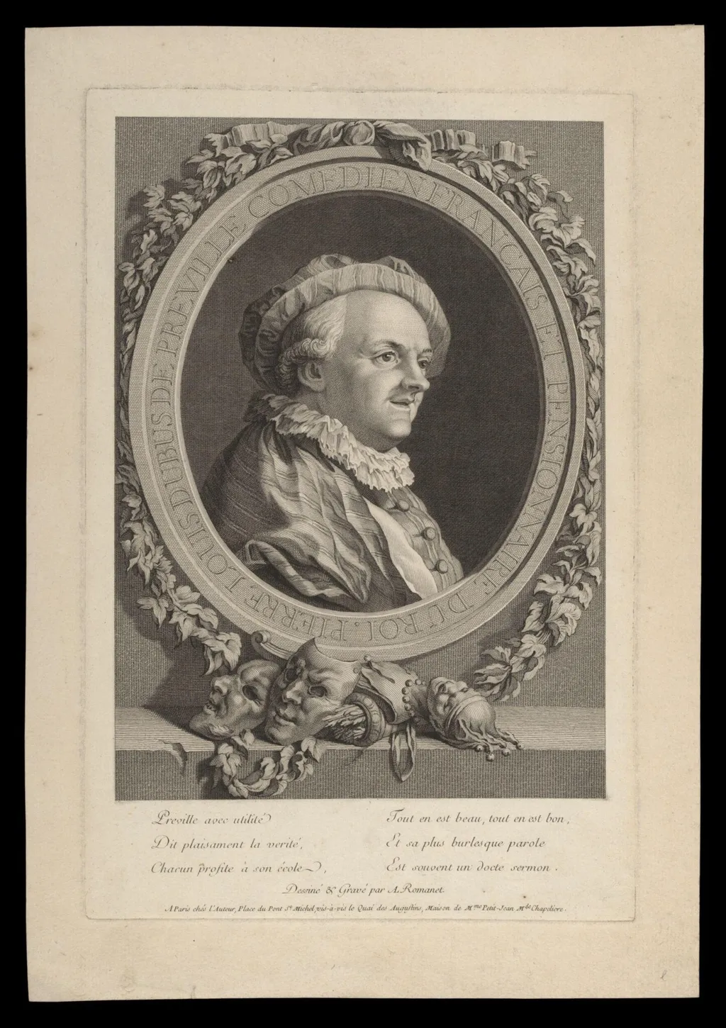 H Beard Print Collection, by Antoine Louis Romanet, 1850