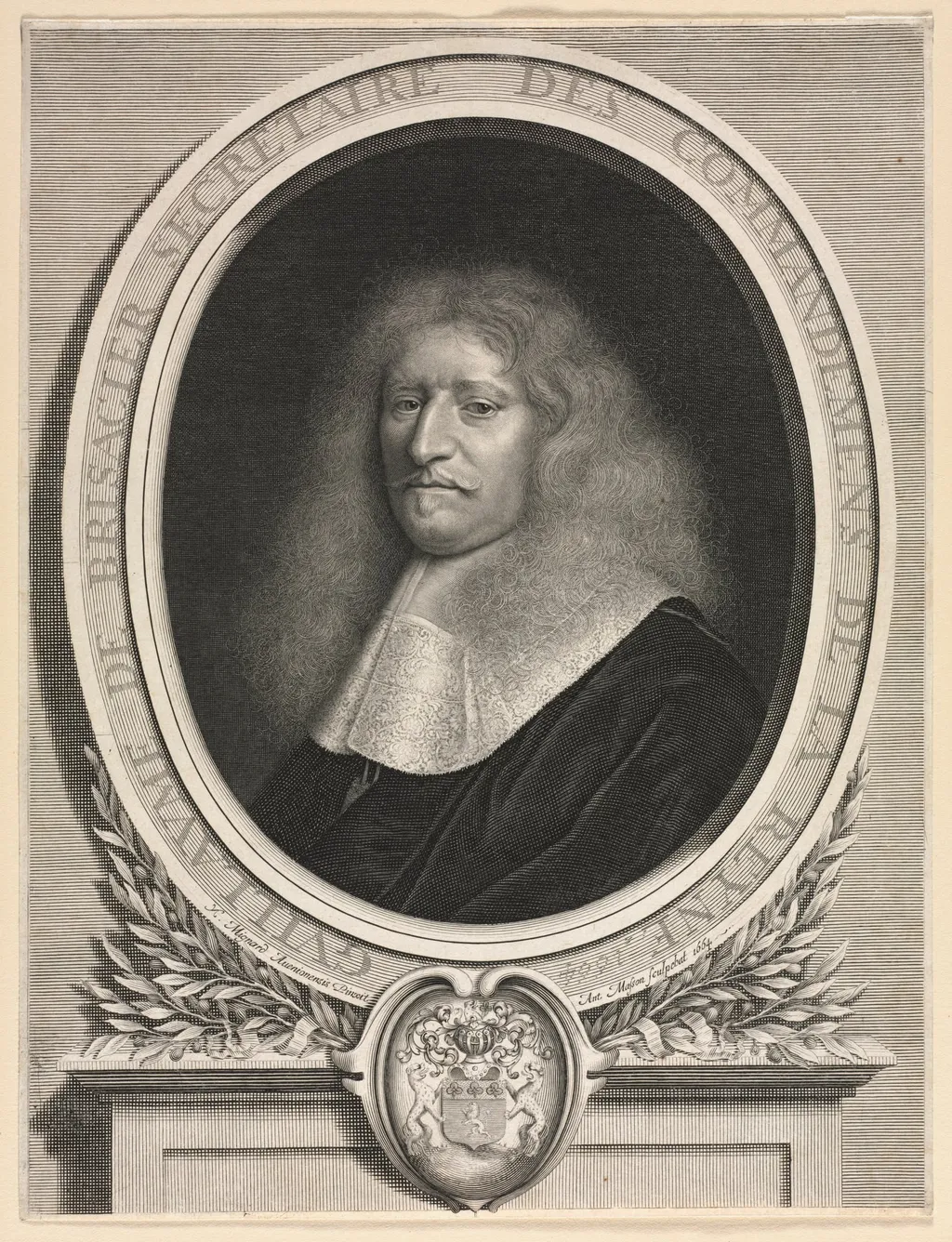 Guillaume de Brisacier, by Antoine Masson, 1664