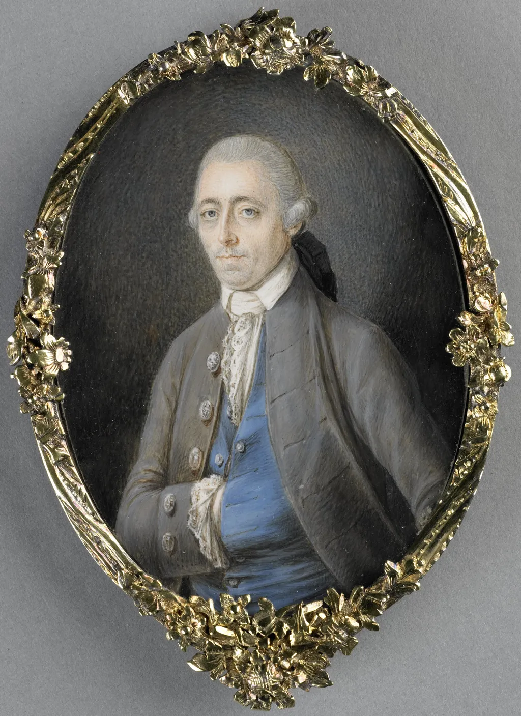 Portrait of Johannes Wesenhagen (1743-1803), by Antoine Maucourt, ivory, 1791