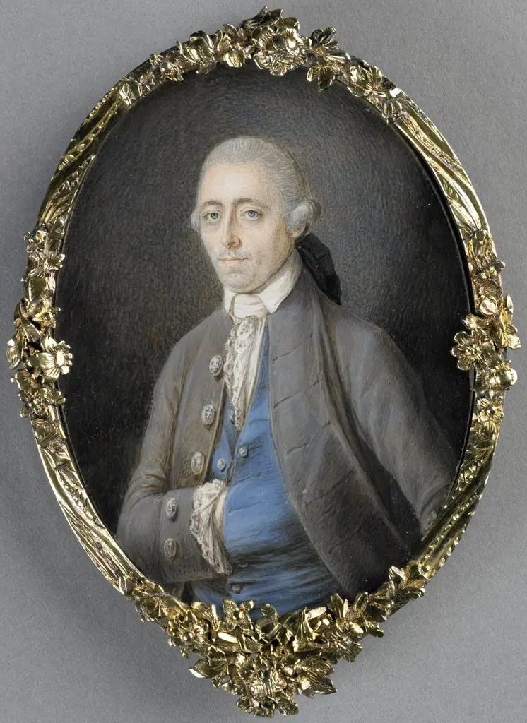 Portrait of Johannes Wesenhagen (1743-1803), by Antoine Maucourt