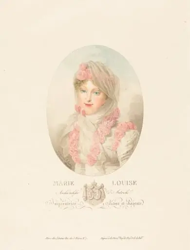 Marie-Louise, Empress of the French, by Antoine Maxime Monsaldy