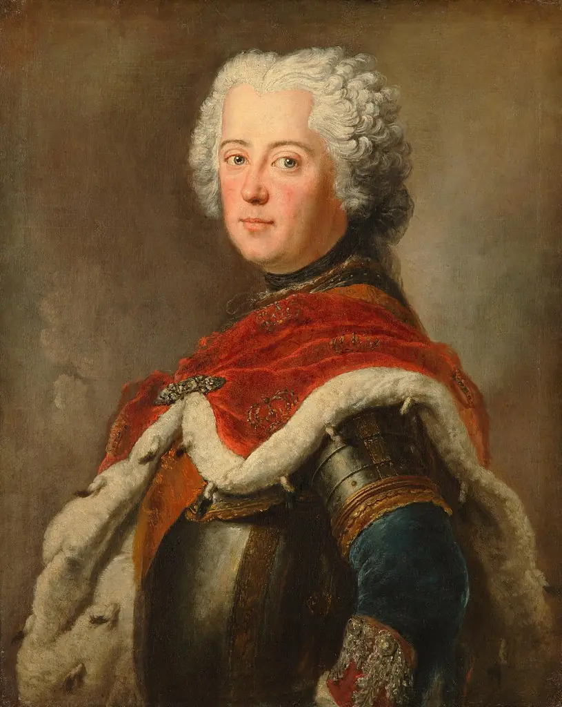 Crown prince Frederik de Great in Armour, by Antoine Pesne