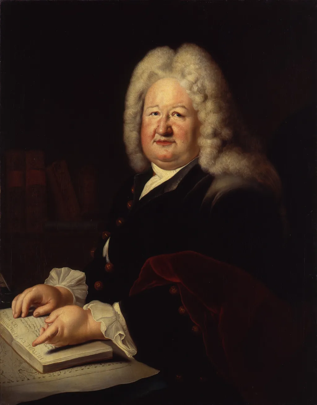 Der Orientalist Mathurin Veyssière de La Croze (1661-1739), by Antoine Pesne, oil, 1738