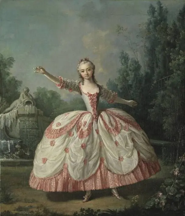 Die Tänzerin Marianne Cochois (zugeschrieben), by Antoine Pesne