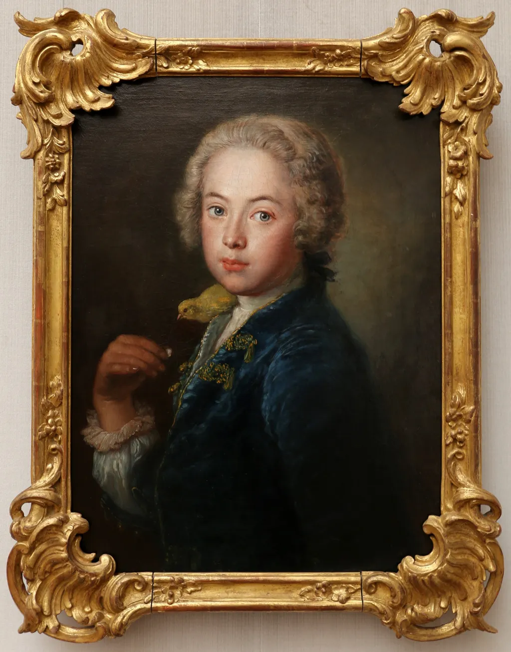 Georg Vollrath de Rège, grandson of the artist, by Antoine Pesne, oil, 1748