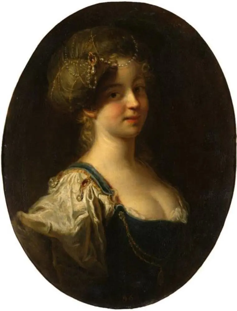 Lady with Turban, by Antoine Pesne