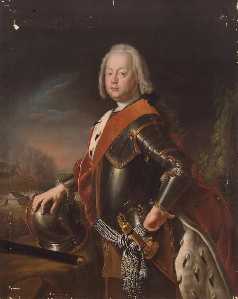 Portrait of Christian Augustus of Anhalt-Zerbst, by Antoine Pesne