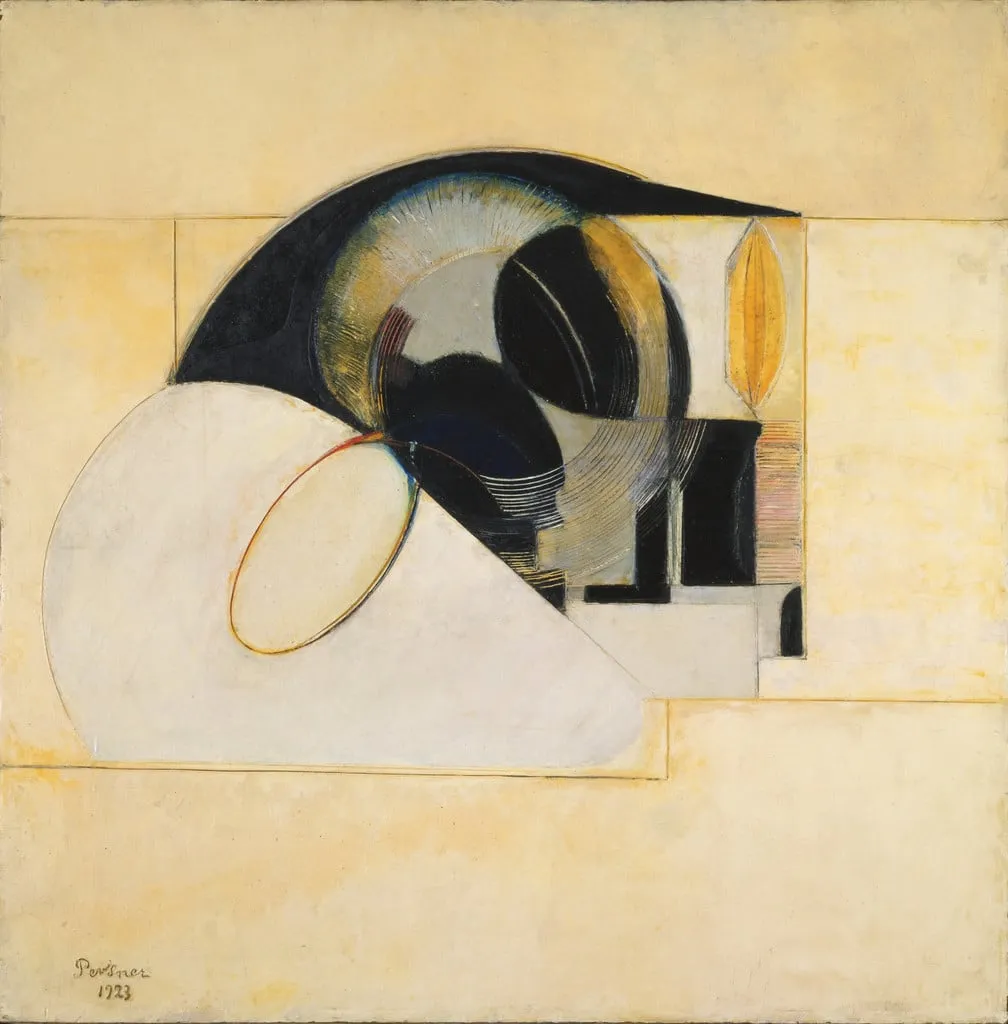 Untitled, by Antoine Pevsner, oil, 1923