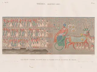 Description of Egypt: Thebes. Medynet-Abou, Vol. II, Pl. 12
