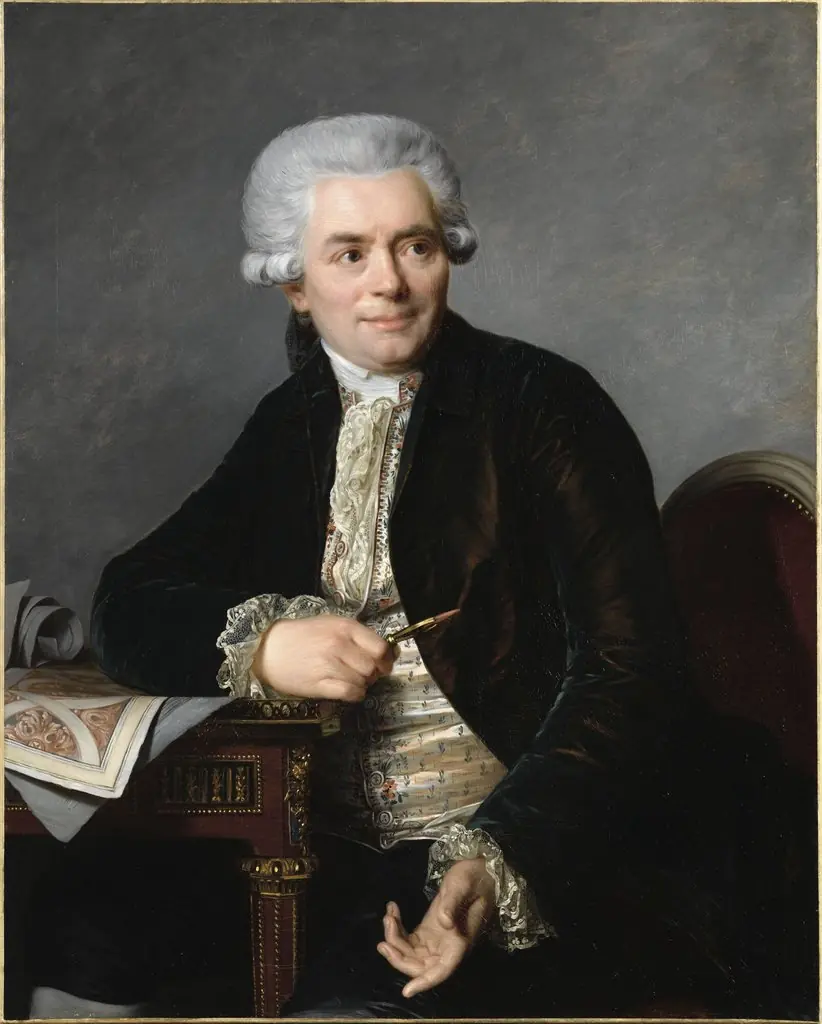 Jean Henri Riesener, by Antoine Vestier