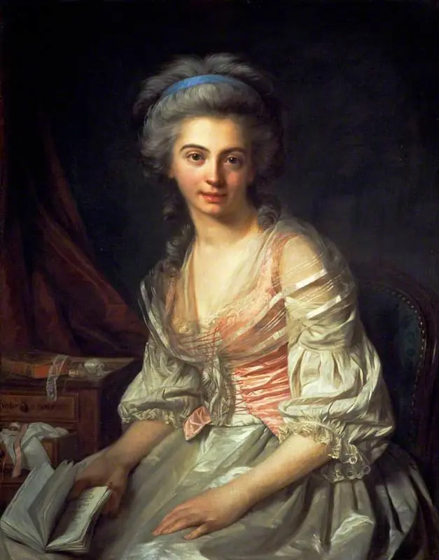 The Artist's Daughter, Marie-Nicole Vestier, by Antoine Vestier