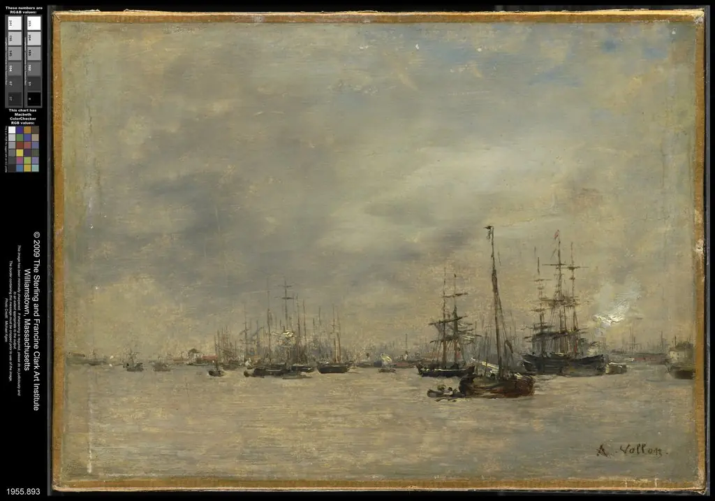 Harbor Scene, by Antoine Vollon