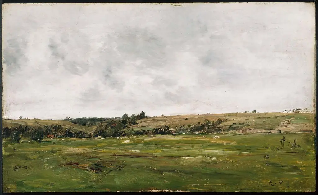 Meadows and Low Hills, by Antoine Vollon