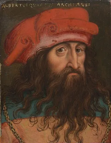 Albert IV of Austria, by Anton Boys, unspecified, 1570