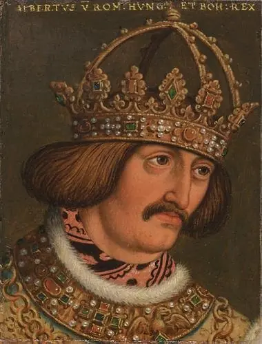 Albrecht, V. als Herzog v. Österreich, by Anton Boys