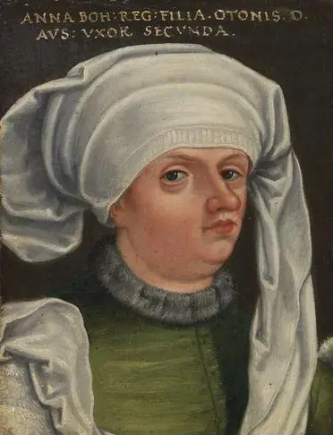Anna of Bohemia, 2nd wife of Otto the Merry, by Anton Boys