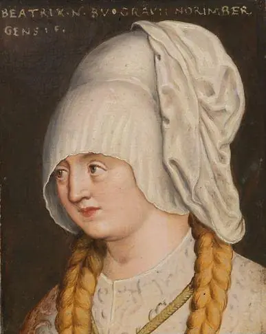 Beatrice of Nuremberg, duchess of austria, by Anton Boys