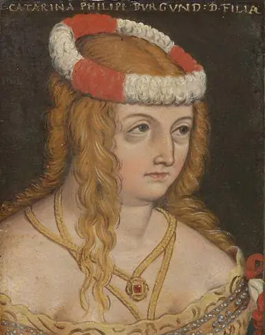 Catherine of Burgundy, by Anton Boys
