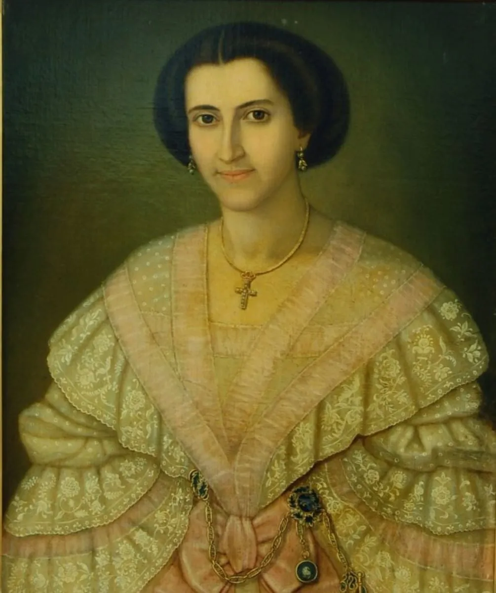 Alexandrina G. Manu, by Anton Chladek, unspecified, 1850