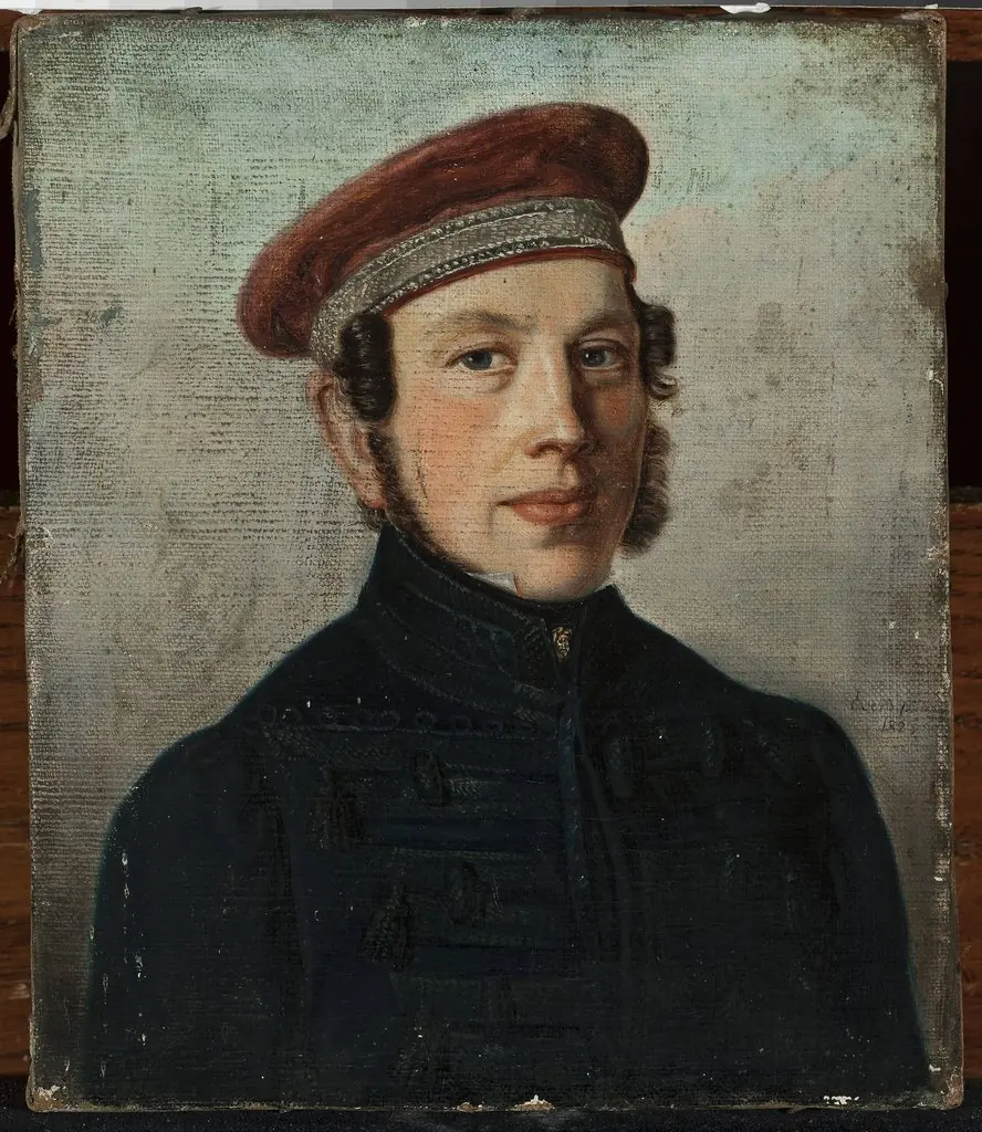 Portrait of a Man, by Anton Clemens Albrecht Evers