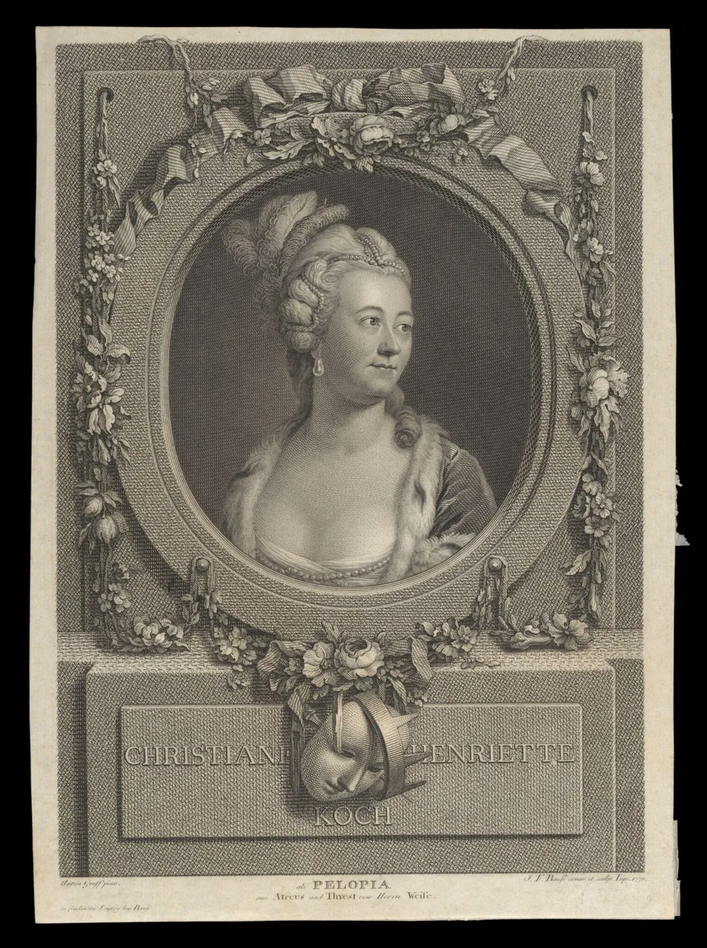 H Beard Print Collection, by Anton Graff, 1770