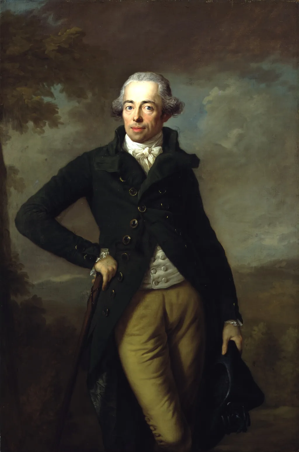 Heinrich XIV. Reuss Elder Line (Reuß ältere Linie) (1749-1799), by Anton Graff, oil, 1795