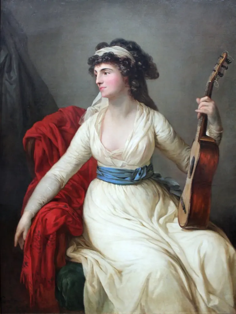 Johanna Margarete Christine Gräfin von Brühl, by Anton Graff