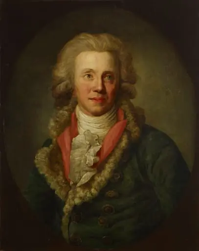 Näyttelijä Christian Wilhelm Opitz, by Anton Graff