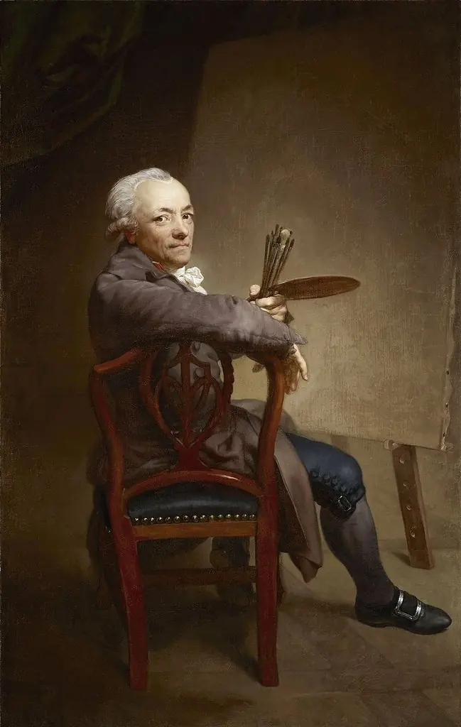 Self-Portrait at the Age of 58, by Anton Graff