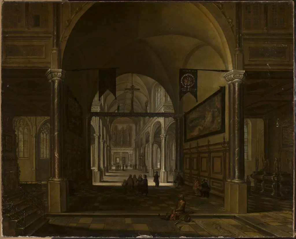 Church interior, by Anton Günther Gheringh