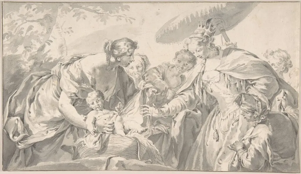 The Finding of Moses, by Anton Kern