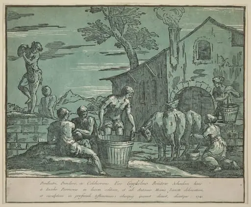 Pastoral Scene, by Anton Maria Zanetti I