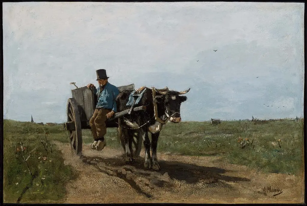 Carter on a Country Road, by Anton Mauve