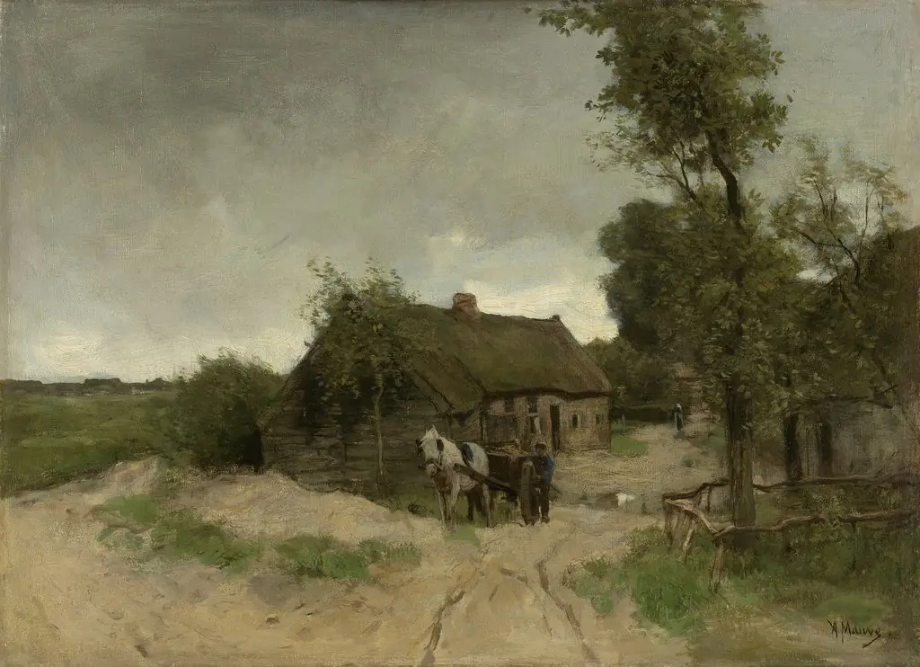 Cottage on the dirt road